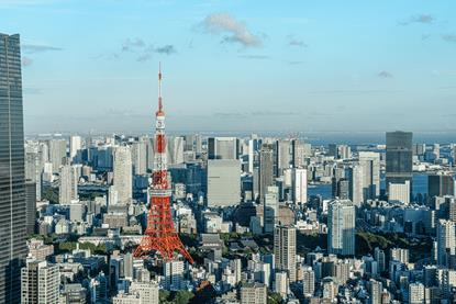 tokyo tower skyline