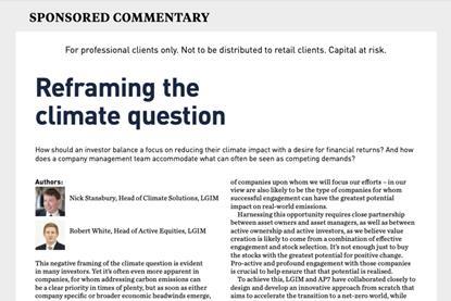 Reframing the climate question