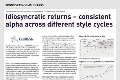 Idiosyncratic returns – consistent alpha across different style cycles