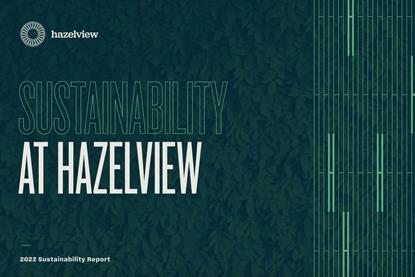 Hazelview sustainability report cover