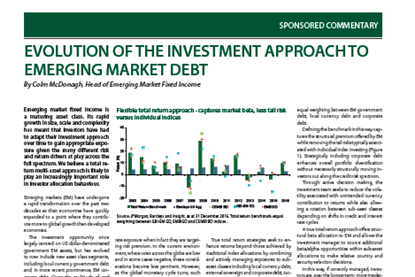 evolution of the investment approach to emerging market debt