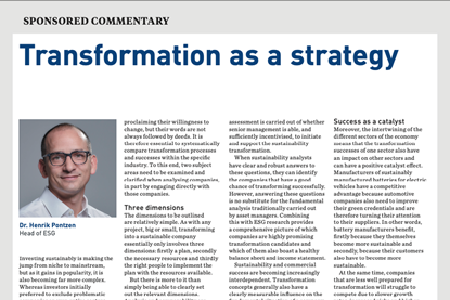 Union Investment - Transformation as a strategy