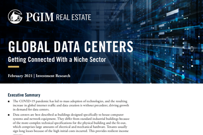 Global Data Centers - Getting Connected With a Niche Sector