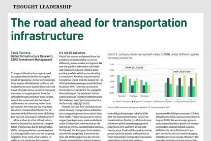 The road ahead for transportation infrastructure