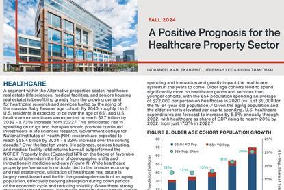 A Positive Prognosis for the Healthcare Property Sector