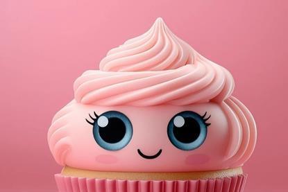 firefly-a-cute-cupcake-with-eyes-in-the-style-of-hello-kitty-isolated-on-a-pink-background-hero