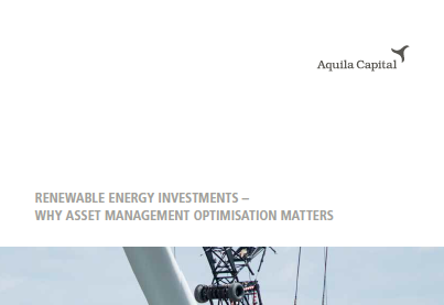 renewable energy investments – why asset management optimisation matters