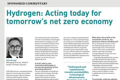 Acting today for tomorrow's net zero economy