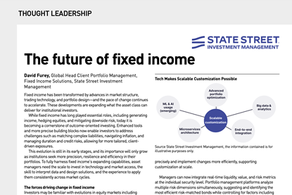 The future of fixed income