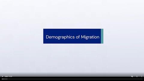 Demographics of Migration